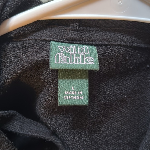 Zip up hooded crop sweatshirt - Picture 3 of 3